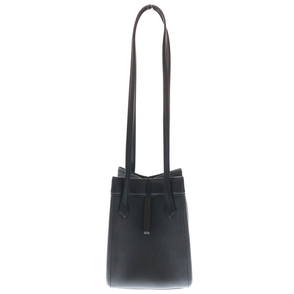 FENDI(フェンディ) ORIGAMI MINI オリガミ ミニ レザー ショルダーハンドバック ブラック 8BS083 レディース