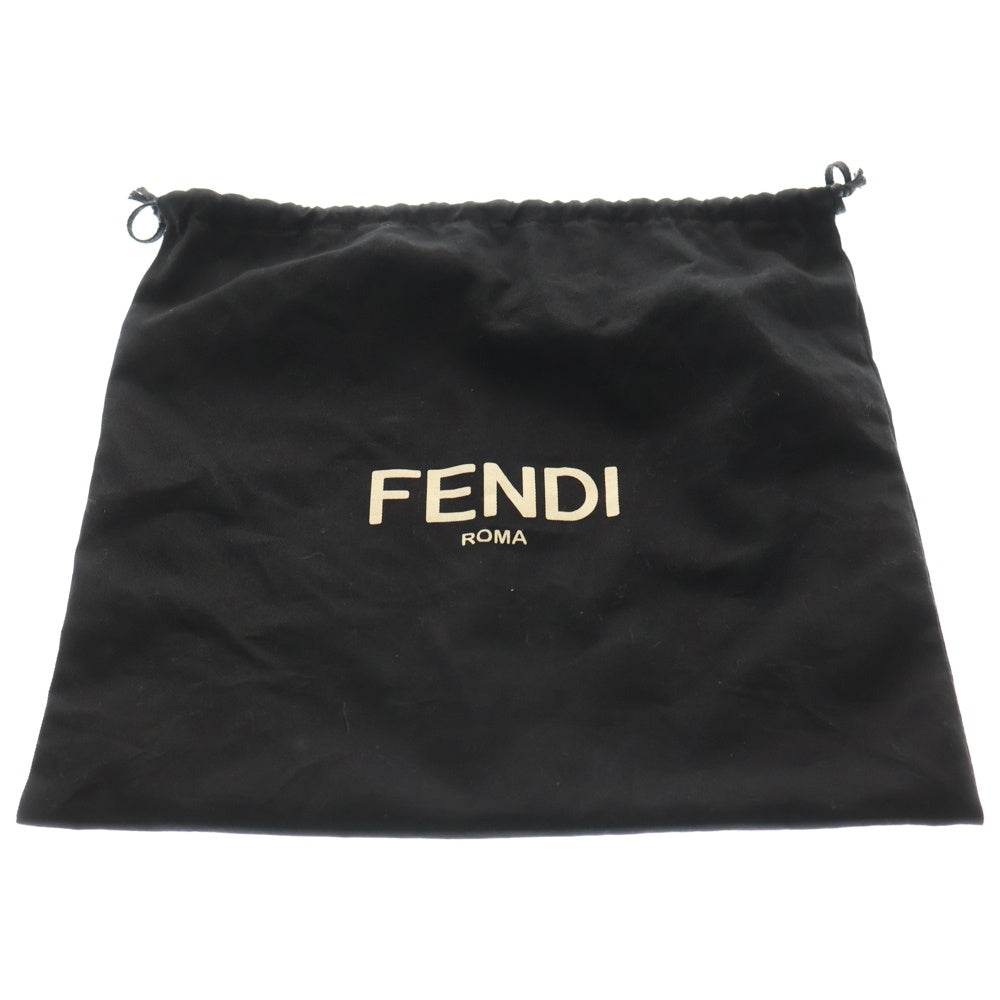 FENDI(フェンディ) ORIGAMI MINI オリガミ ミニ レザー ショルダーハンドバック ブラック 8BS083 レディース