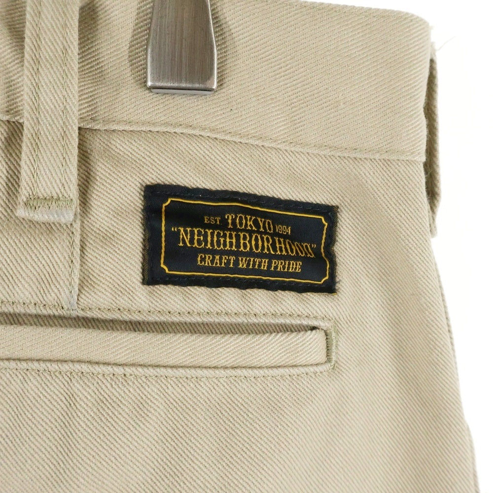 NEIGHBORHOOD(ネイバーフッド) 17SS SUNOCO NARROW / EC-PT フリスコポケット ワークチノパンツ ベージュ 171SPNH-PTM02