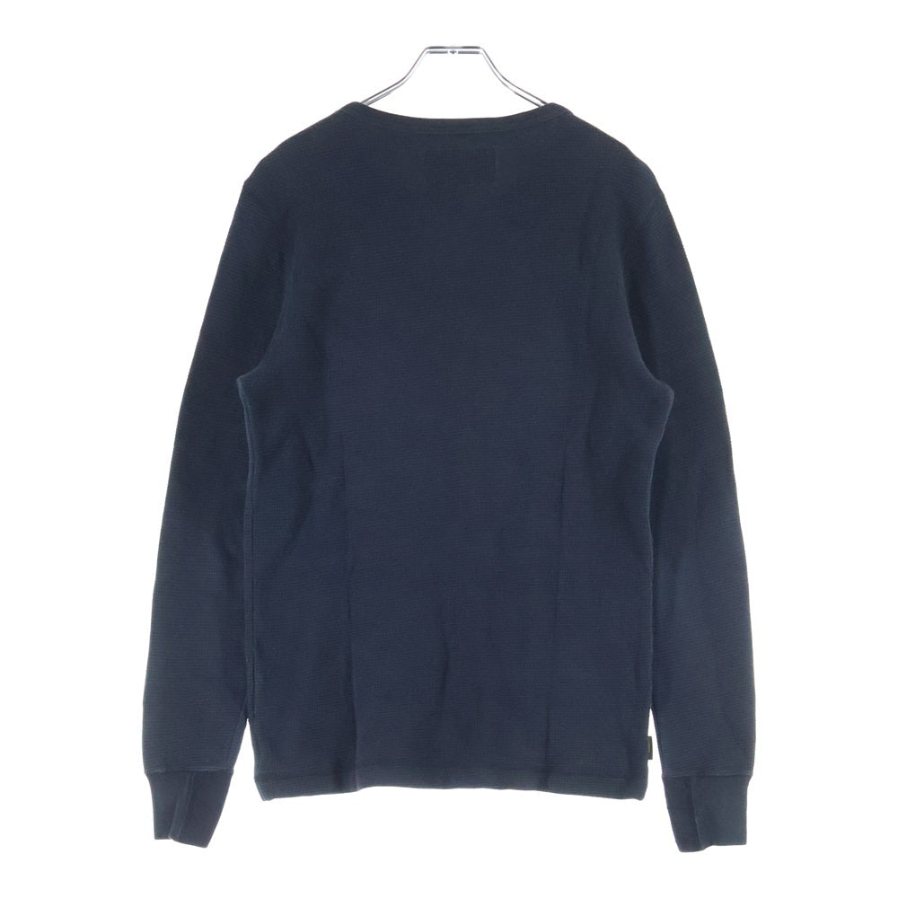 NEIGHBORHOOD(ネイバーフッド) 17AW A-WAFFLE/C-CREW.LS ワッフルTシャツ 長袖クルーネックカットソー ブラック 172TPNH-CSM01
