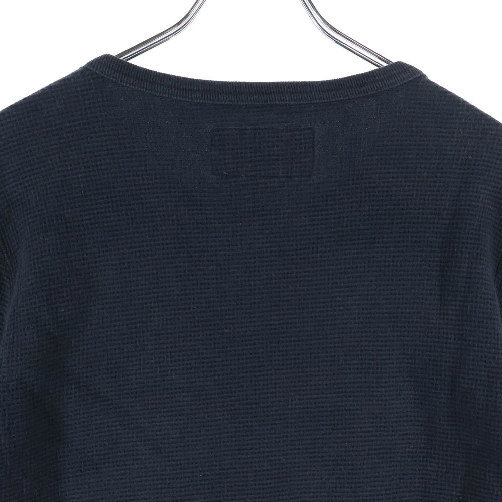 NEIGHBORHOOD(ネイバーフッド) 17AW A-WAFFLE/C-CREW.LS ワッフルTシャツ 長袖クルーネックカットソー ブラック 172TPNH-CSM01