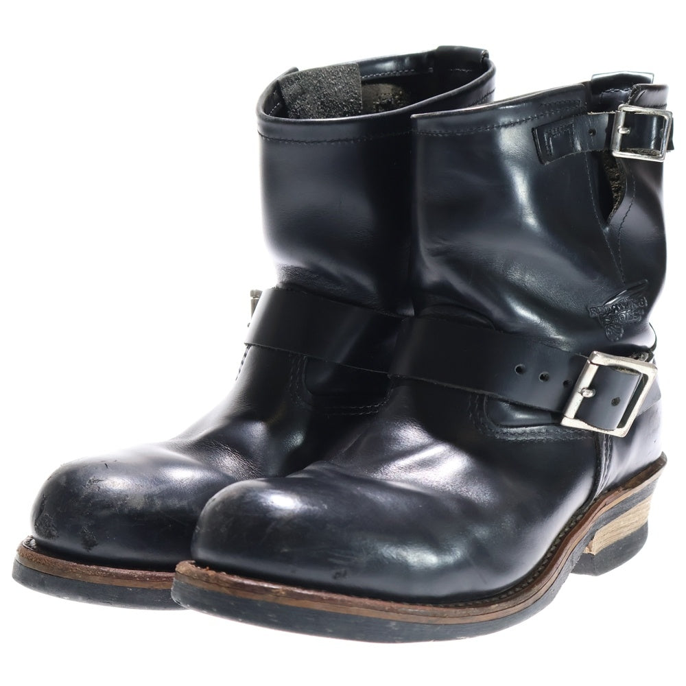 RED WING(レッド ウイング) 2976 8-INCH SHORT ENGINEER ショートエンジニアブーツ レザー ワークブーツ ブラック