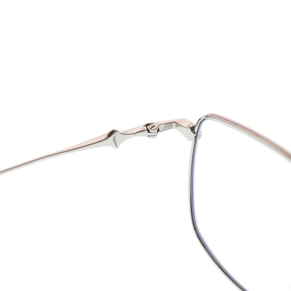 GENTLE MONSTER(ジェントルモンスター) ACADEMYA 02 アカデミア02 スクエアシェイプ メタルフレームメガネ アイウェア サングラス シルバー レディース