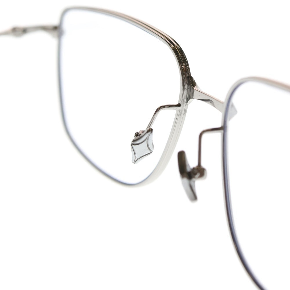 GENTLE MONSTER(ジェントルモンスター) ACADEMYA 02 アカデミア02 スクエアシェイプ メタルフレームメガネ アイウェア サングラス シルバー レディース