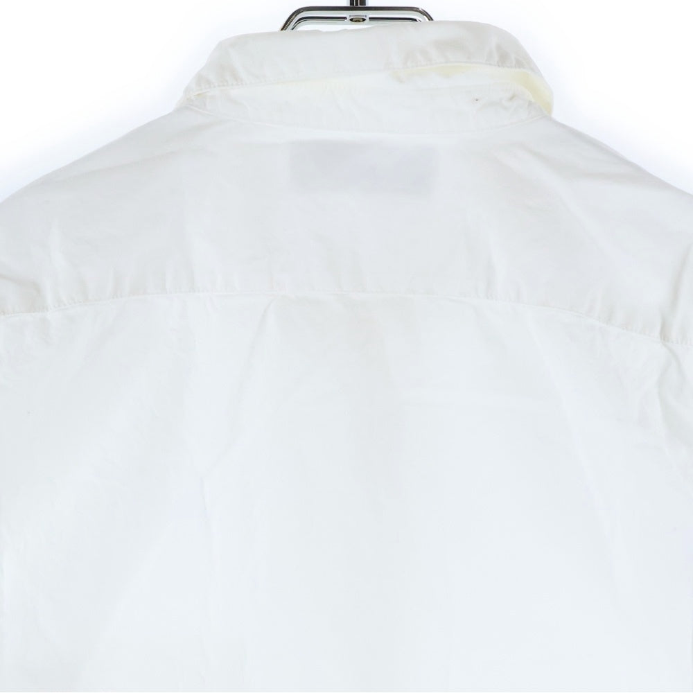 STONE ISLAND(ストーンアイランド) EMBROIDERED LOGO SHIRT エンブロイダリー ロゴ ロングスリーブ コットンシャツ ホワイト 691512501