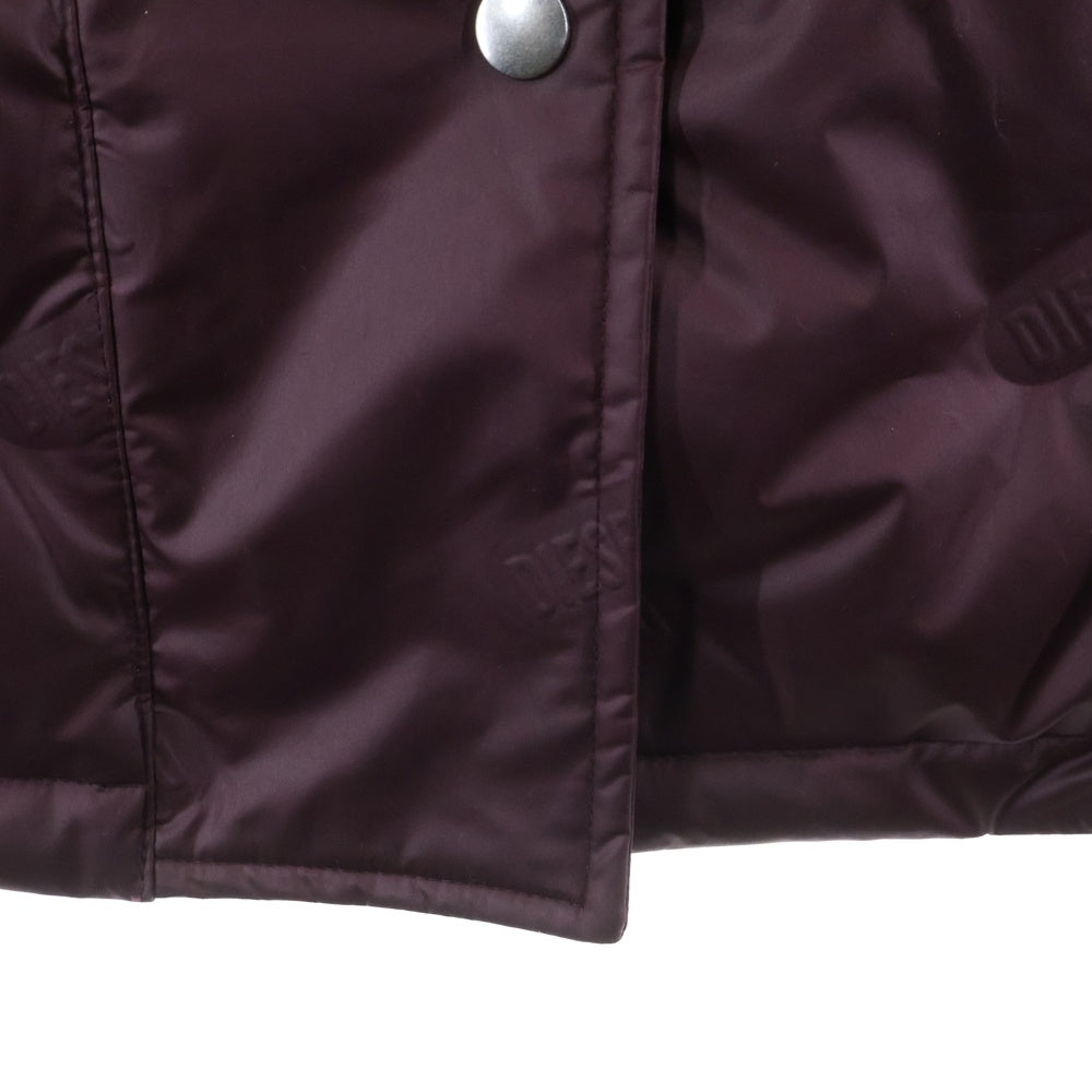 DIESEL(ディーゼル) W-LALLA JACKET フーデッド ダウンコートジャケット ボルドー A00834