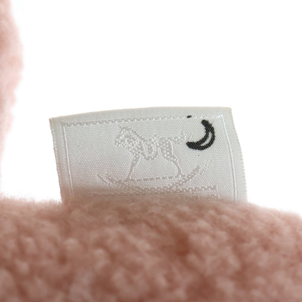 HERMES(エルメス) ベビーラトル ウール ドール ぬいぐるみ ピンク