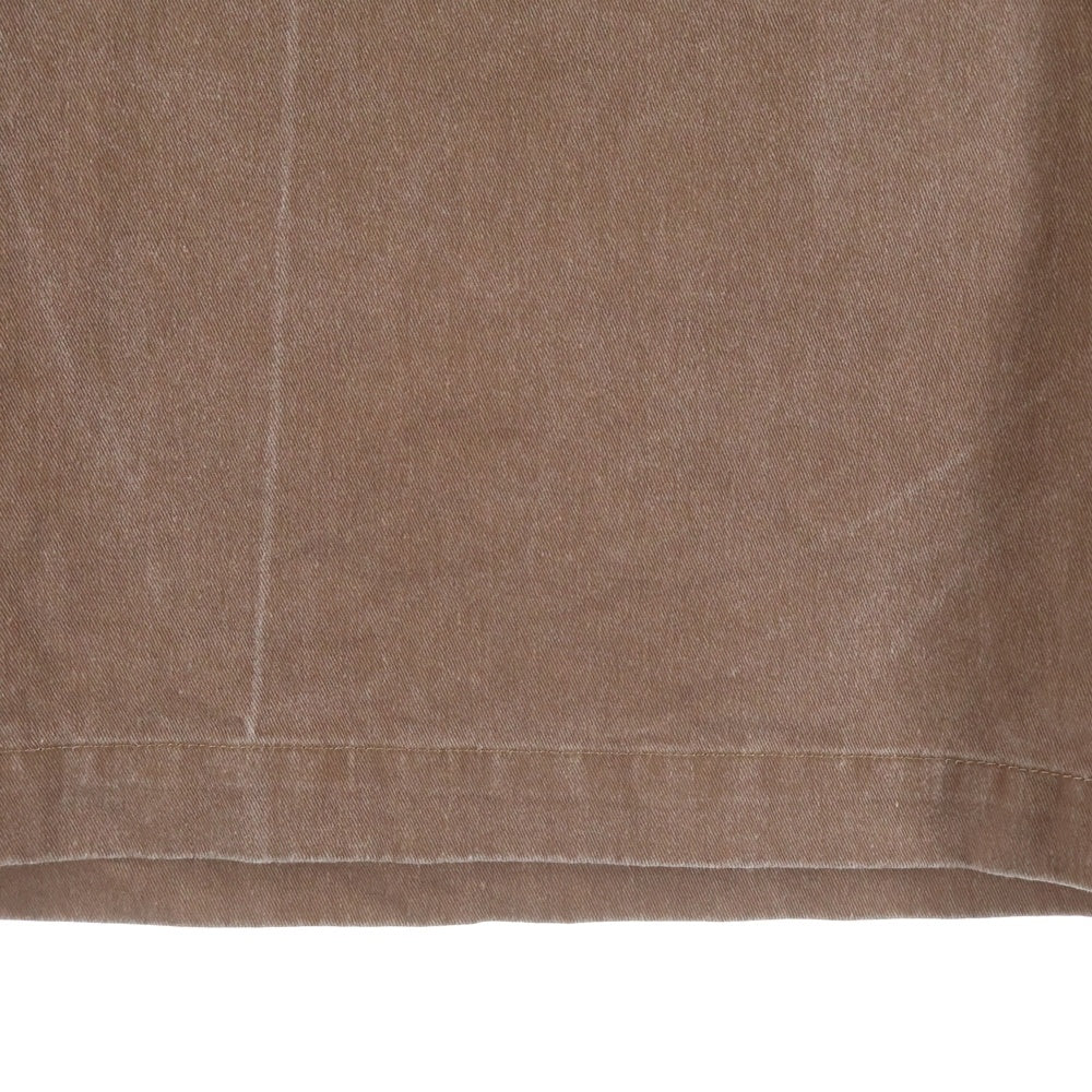 SUPREME(シュプリーム) 16SS Twill Half Zip ツイル ハーフジップ 半袖 シャツ ブラウン