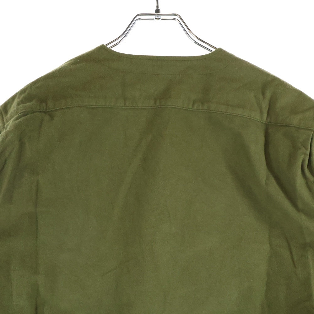 nonnative(ノンネイティブ) 19AW CARPENTER SHIRT JACKET COTTON FLANNEL カーペンター フランネル コットン シャツジャケット カーキ NN-SJ3603
