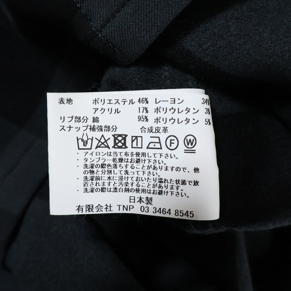 nonnative(ノンネイティブ) 17AW TRAINER SHIRT P/R/A/P TWILL STRETCH BLOCK CHECK トレーナー ツイル ストレッチ ブロックチェック シャツジャケット ブラック/グレー NN-S3209