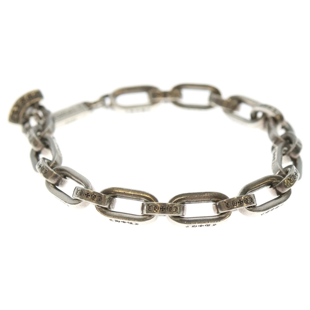 CHROME HEARTS(クロムハーツ) PAPER E CHAIN/ペーパーEチェーン シルバーブレスレット 10LINK