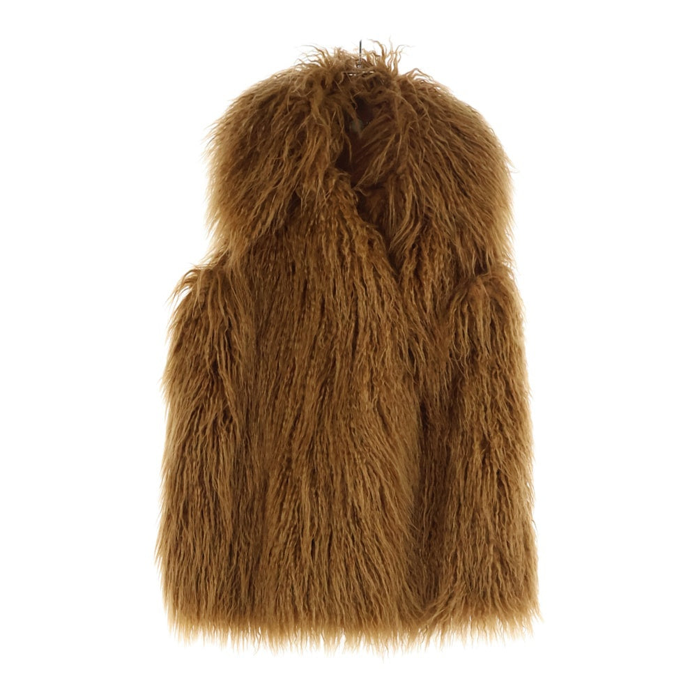 STELLA McCARTNEY(ステラマッカートニー) フロントフック ファーベスト ブラウン レディース 398228 SFB07