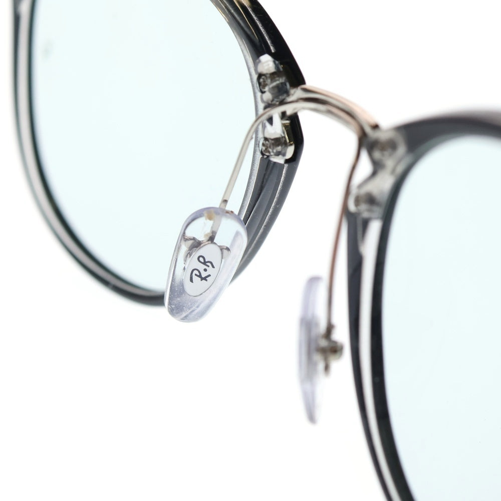 Ray Ban(レイバン) サイドロゴデザイン ウェリントン カラーレンズ サングラス メガネ ブラック RB7140