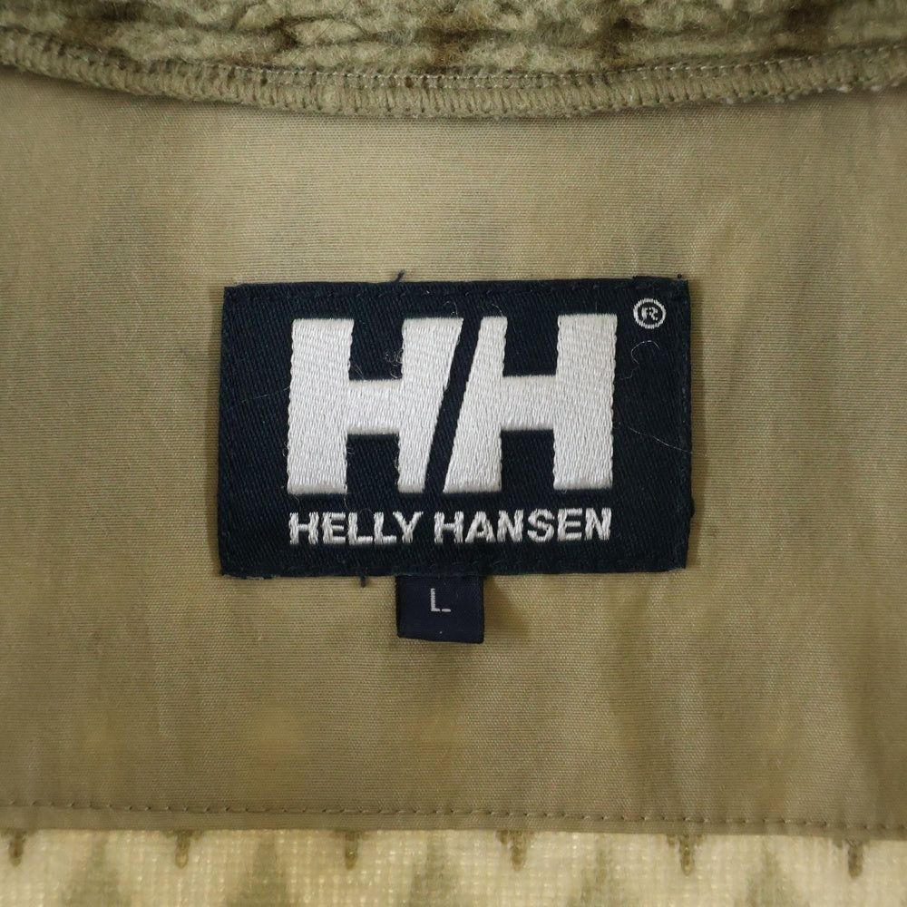 HELLY HANSEN(ヘリーハンセン) ファイバーパイル ジャガード 胸ポケット ボアジャケット ブラウン HE52172