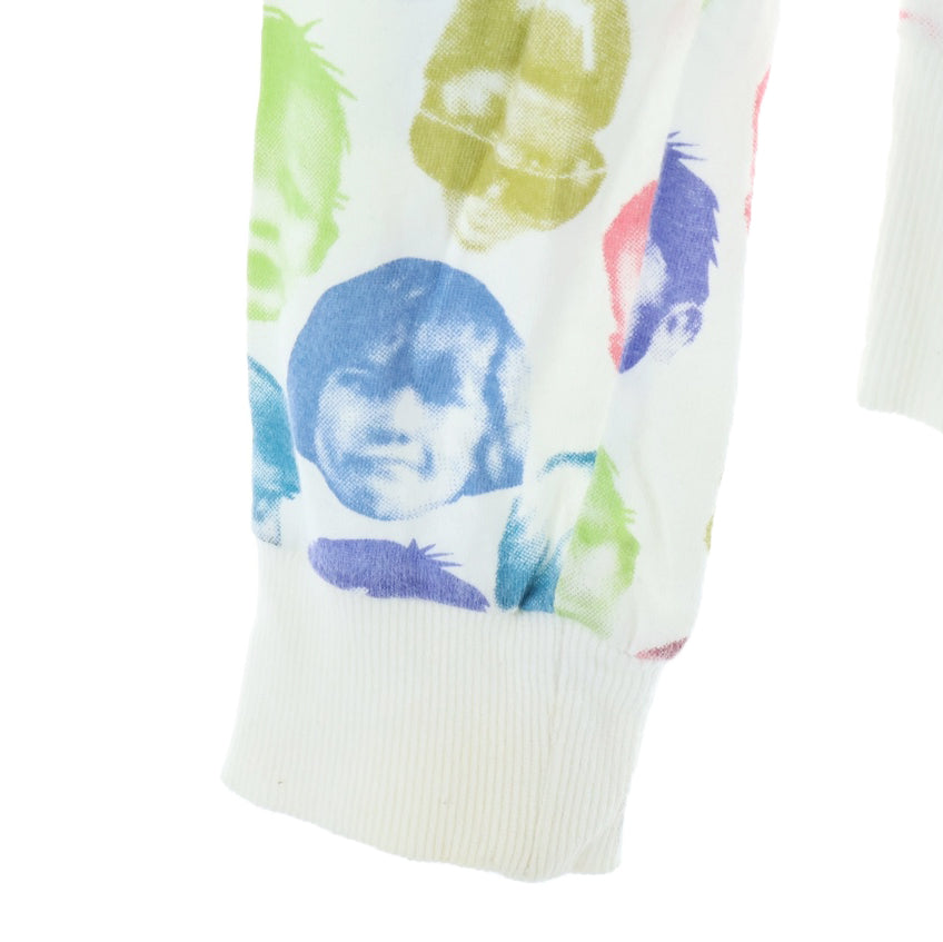 STUSSY(ステューシー) FACE PRINT フェイスプリントデザイン 総柄 ジップアップ フーデッド スウェット パーカー マルチカラー