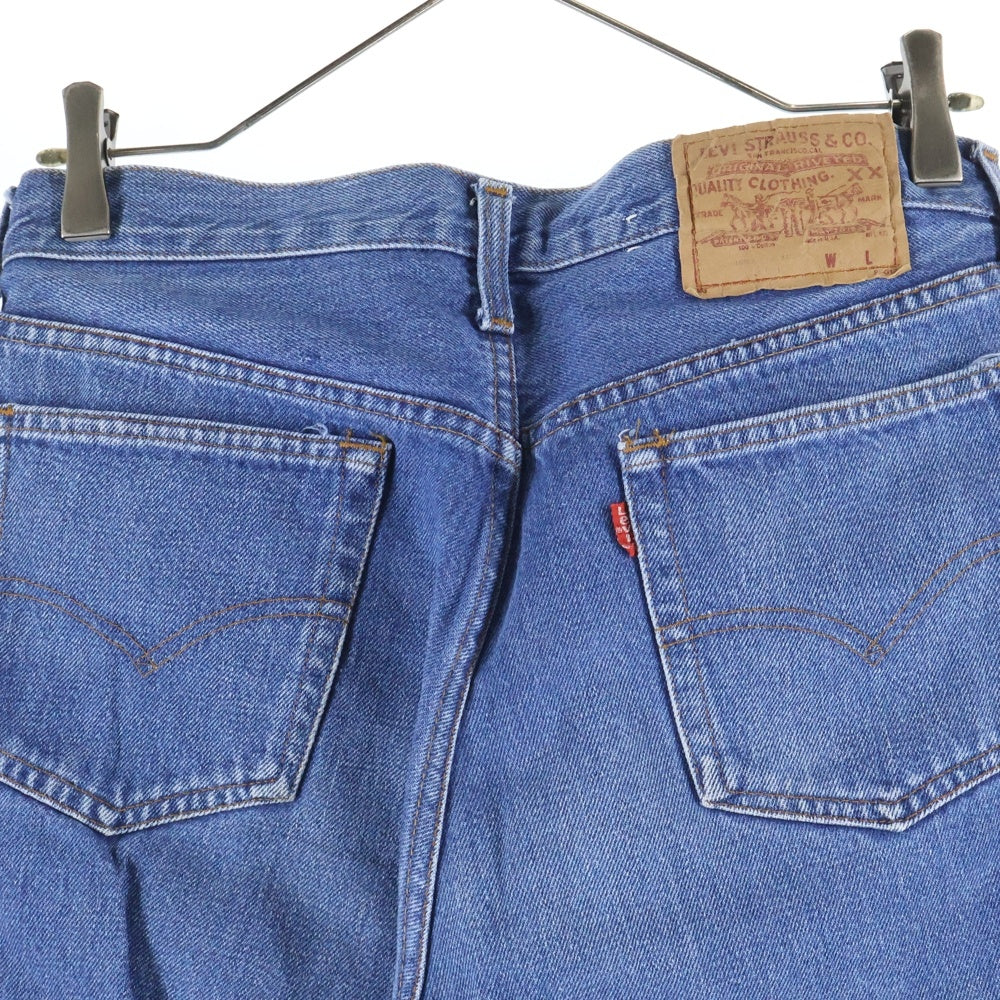 Levi's(リーバイス) 90S VINTAGE 501 スモールe ボタン裏555 USA製 バレンシア工場製 赤耳セルビッチ ボタンフライ デニムパンツ インディゴ