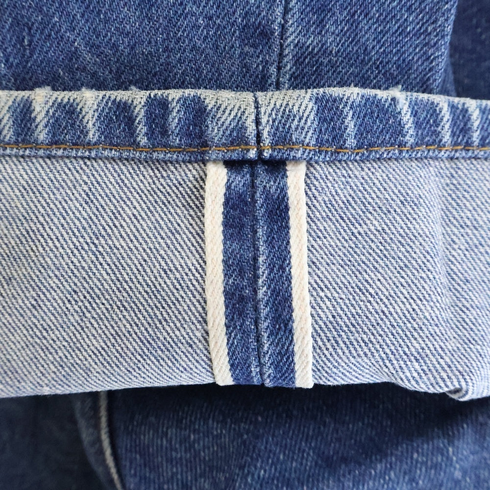 Levi's(リーバイス) 90S VINTAGE 501 スモールe ボタン裏555 USA製 バレンシア工場製 赤耳セルビッチ ボタンフライ デニムパンツ インディゴ