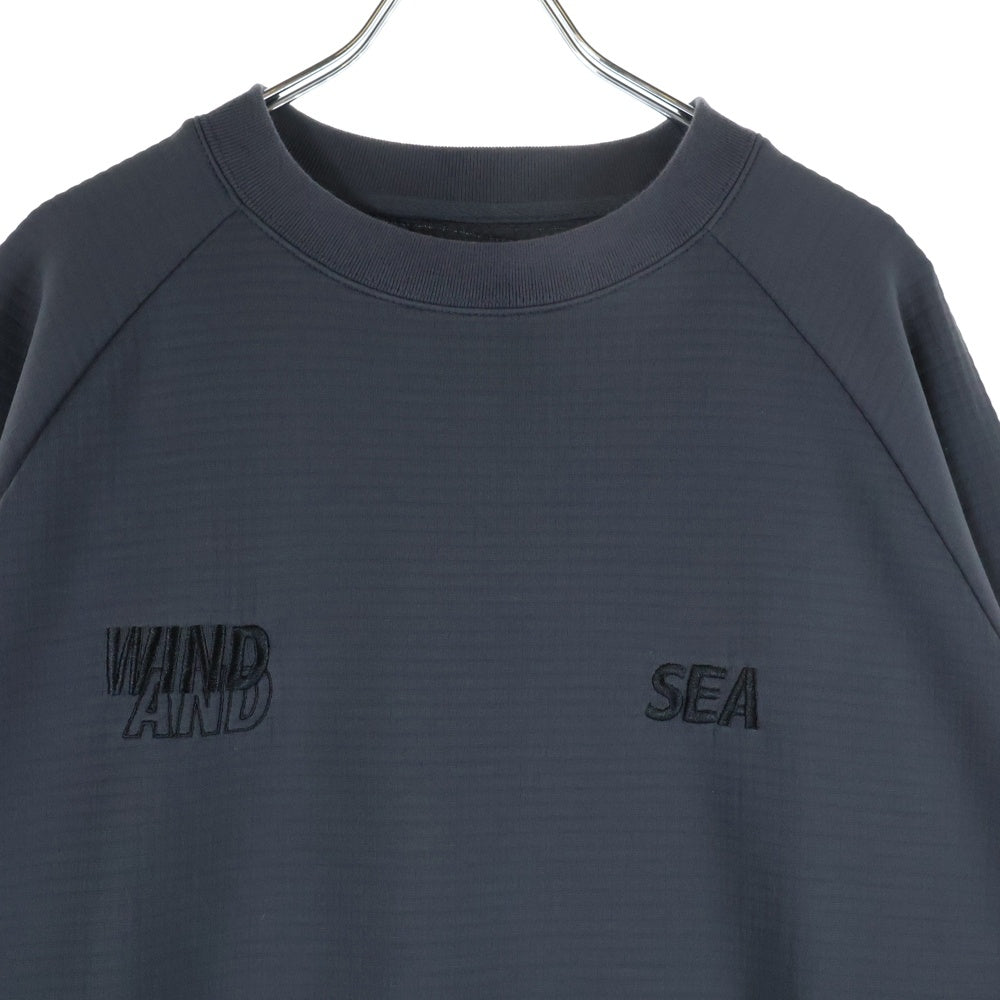 WIND AND SEA(ウィンダンシー) WIND AIR TEX RAGLAN CREW NECK ウィンドエアテックス ラグランクルーネック スウェット トレーナー グレー WDS-O-ESS-25-Q1-TFW-06