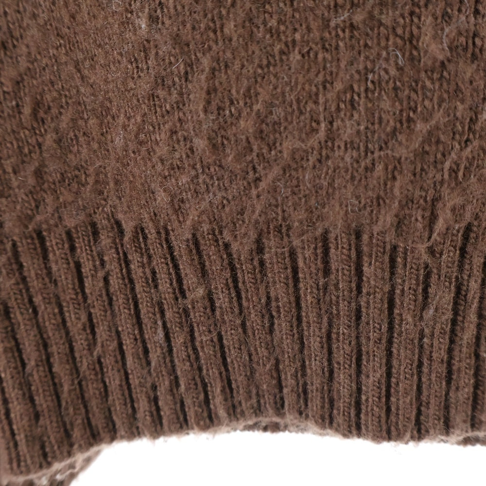 SUPREME(シュプリーム) 24AW Back Stripe Sweater バックストライプ ニットスウェット セーター ブラウン