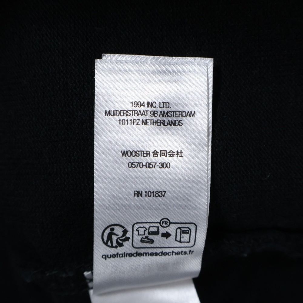 SUPREME(シュプリーム) 24AW Chest Stripe Rugby チェストストライプ ラグビースウェットシャツ ブラック/ホワイト