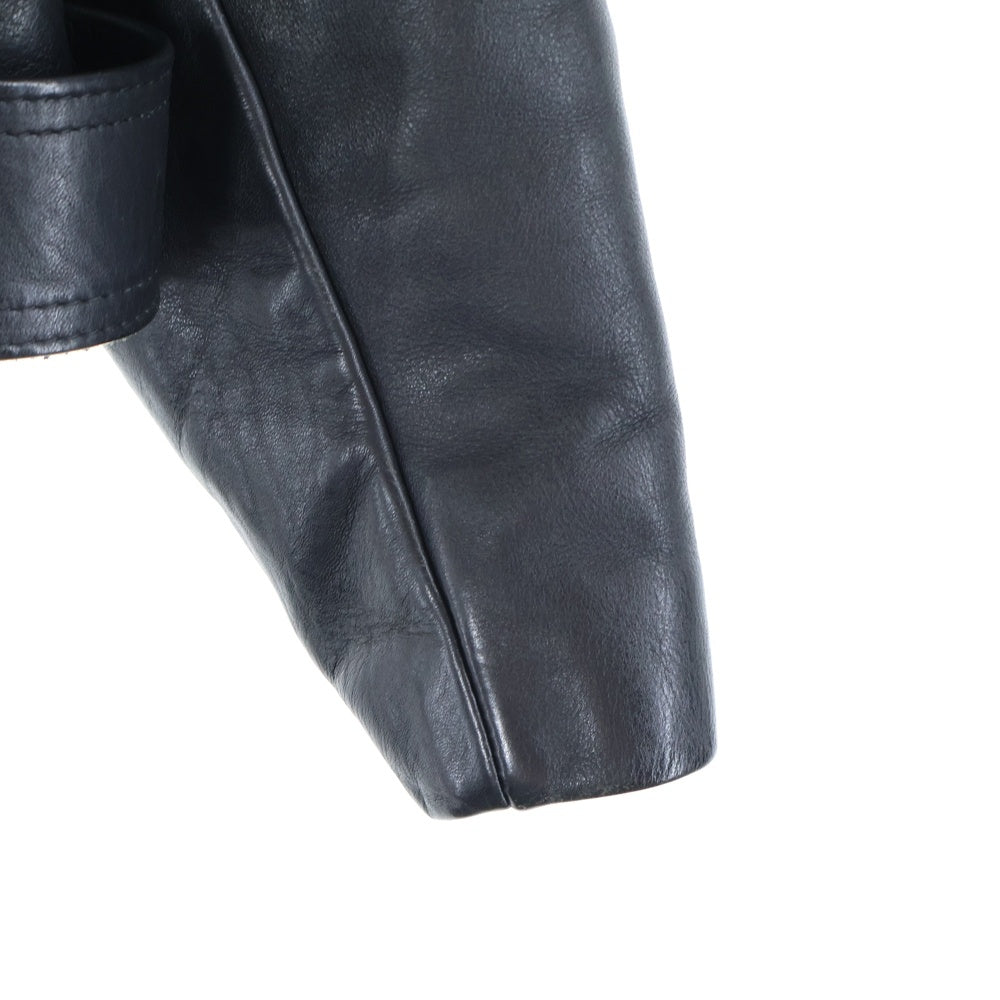 VANSON(バンソン) TYPE E タイプE ハイウェイマン モーターサイクル レザーダブルライダースジャケット ブラック