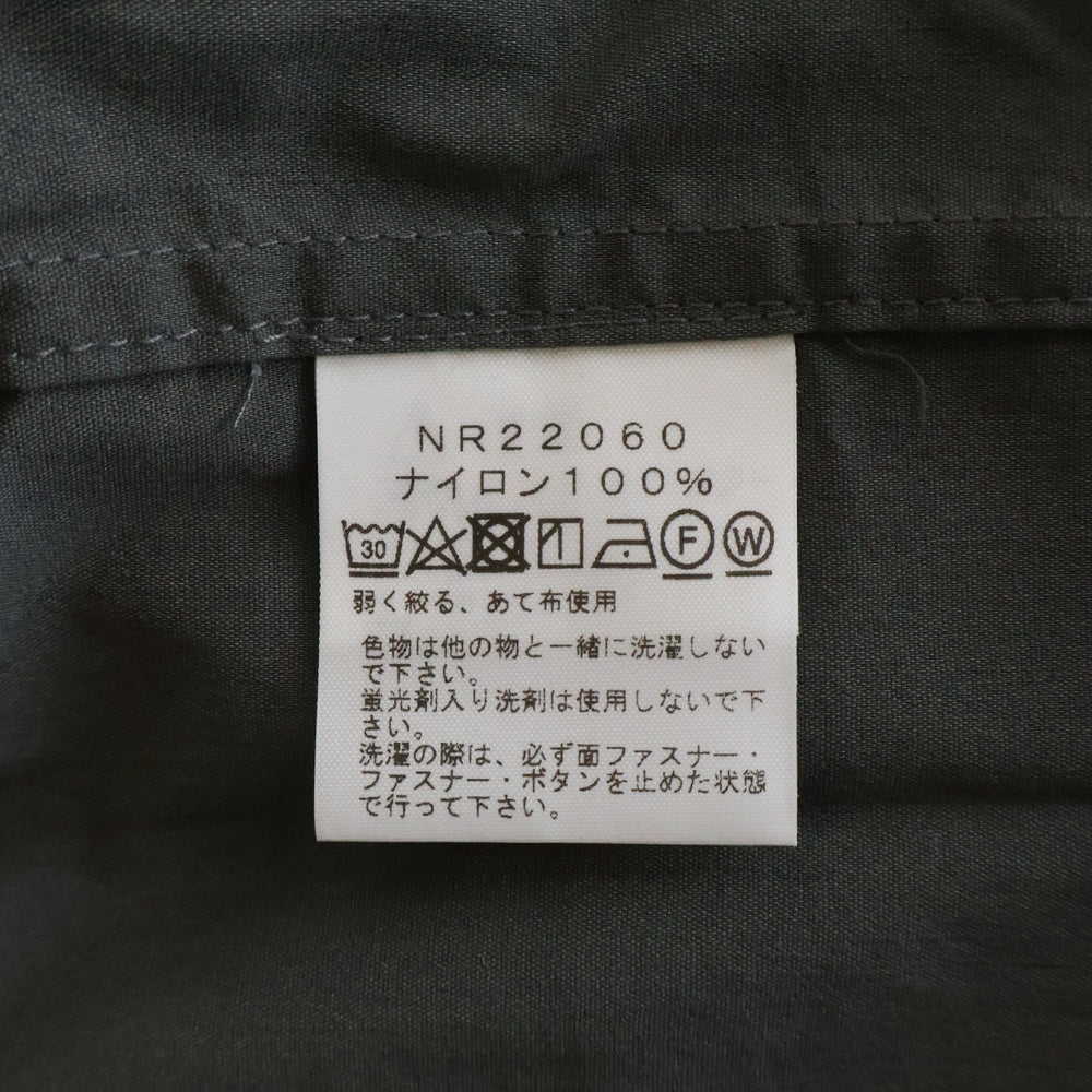 THE NORTH FACE(ザノースフェイス) S/S MALAPAI HILL SHIRT ショートスリーブ マラパイ ヒル 半袖 シャツ グレー NR22060