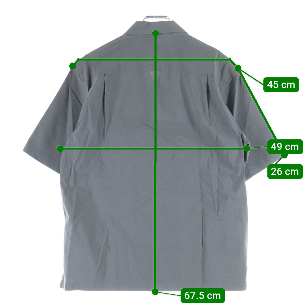 THE NORTH FACE(ザノースフェイス) S/S MALAPAI HILL SHIRT ショートスリーブ マラパイ ヒル 半袖 シャツ グレー NR22060