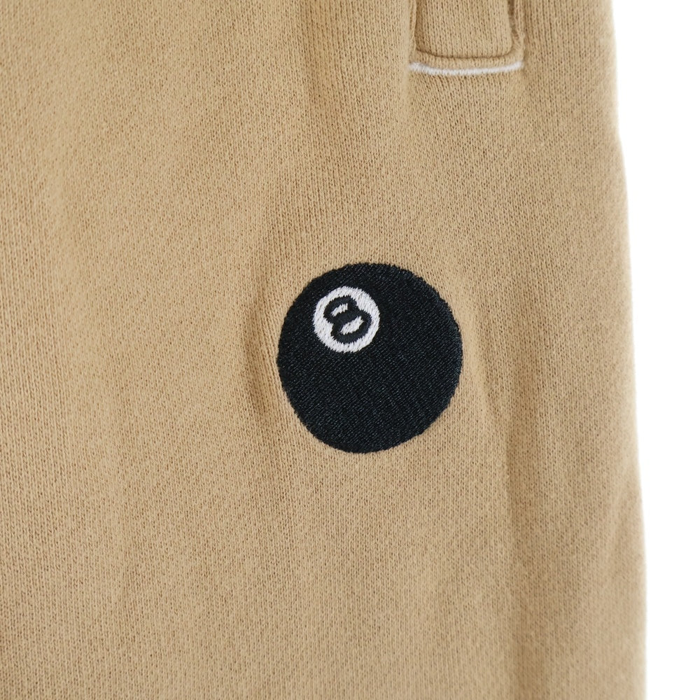 STUSSY(ステューシー) 8 Ball Applique Sweat Pant エイトボール アップリケ スウェットパンツ ブラウン 116534