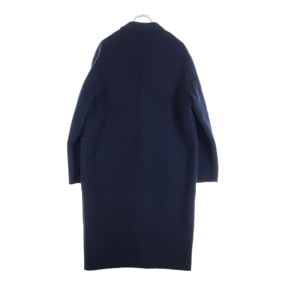 NO BRAND(ノーブランド) THE SHINZONE シンゾーン JERMYN COAT ウール 2B ロング チェスターコート ネイビー 20AMSC051