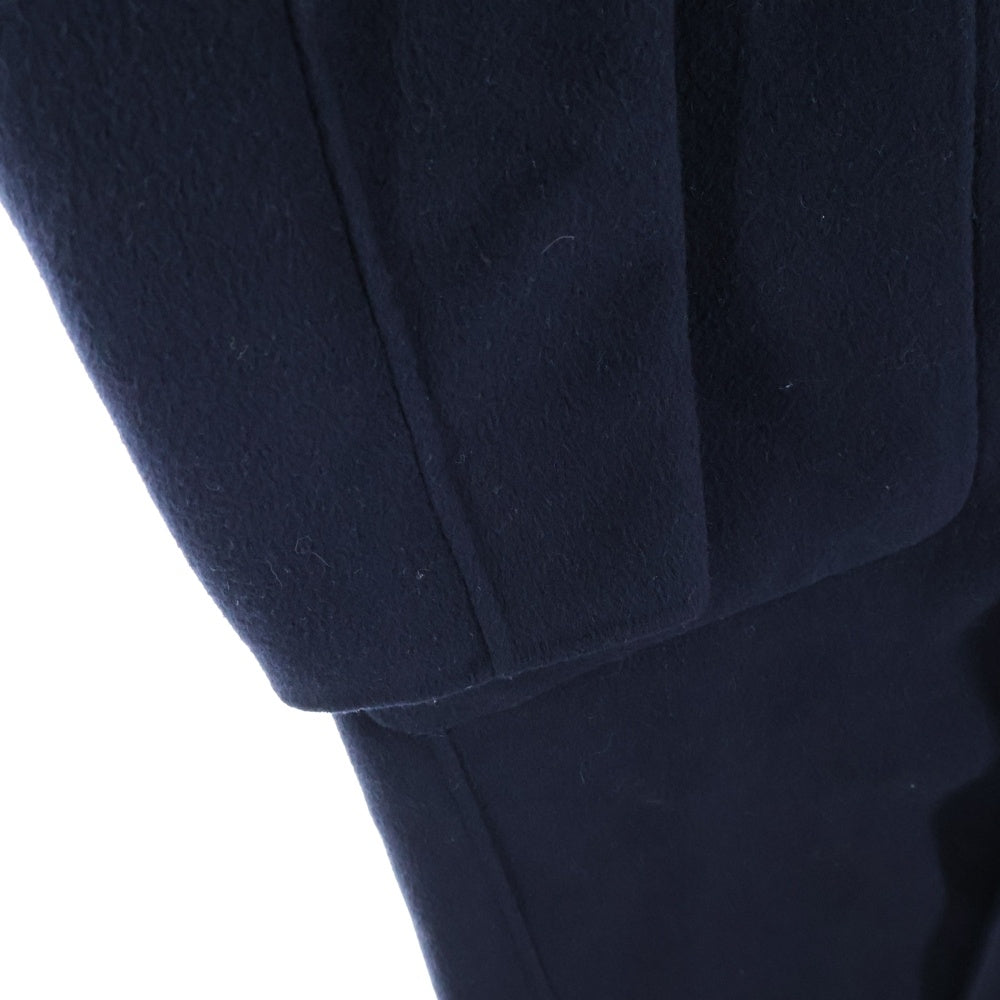 NO BRAND(ノーブランド) THE SHINZONE シンゾーン JERMYN COAT ウール 2B ロング チェスターコート ネイビー 20AMSC051