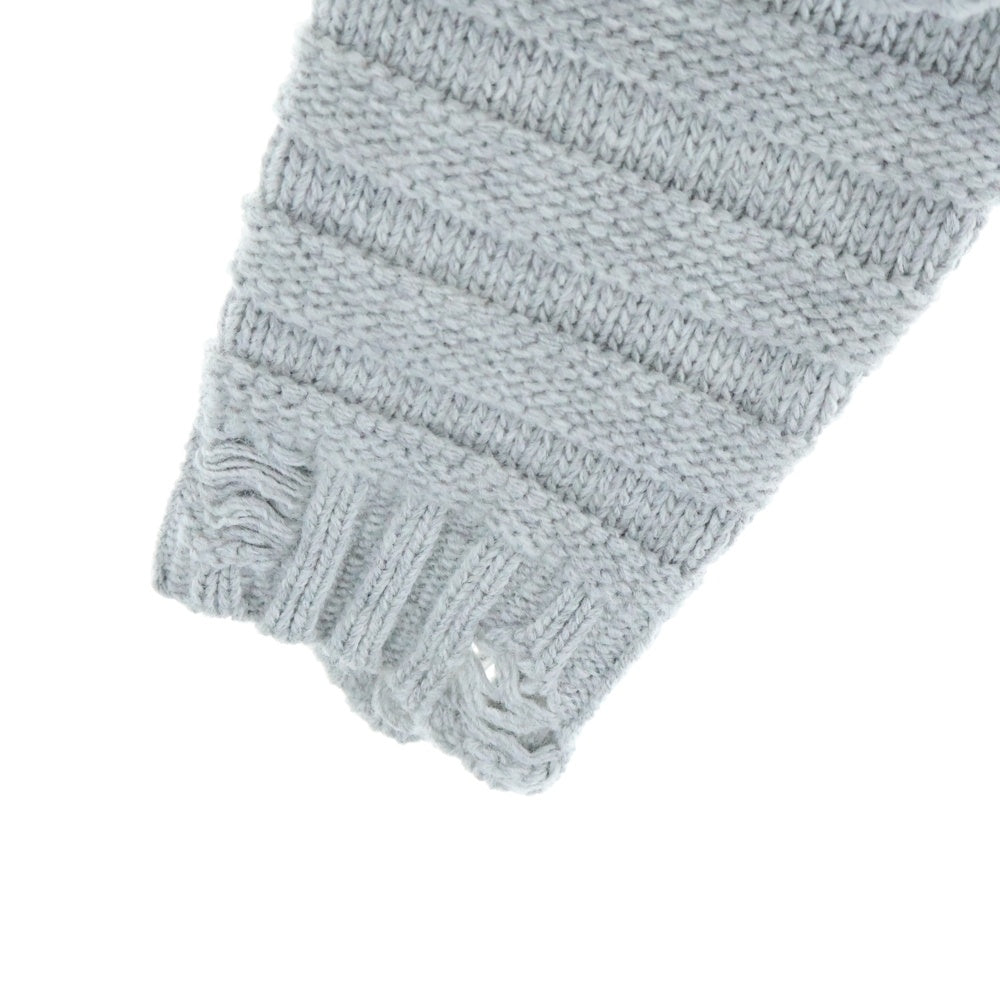 MM6 Maison Margiela(エムエムシックスメゾンマルジェラ) WOOL JUMPER SILVER ウールジャンパー プルオーバーニット レディース グレー S52HL0031