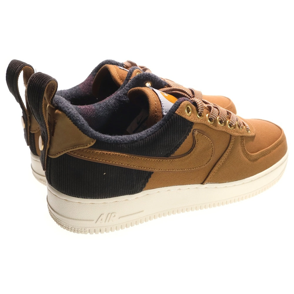 NIKE(ナイキ) ×CARHARTT WIP AIR FORCE 1 LOW ALE BROWN カーハートWIP アフォース1 エールブラウン ローカットスニーカー ブラウン US8.5/26.5cm AV4113-200