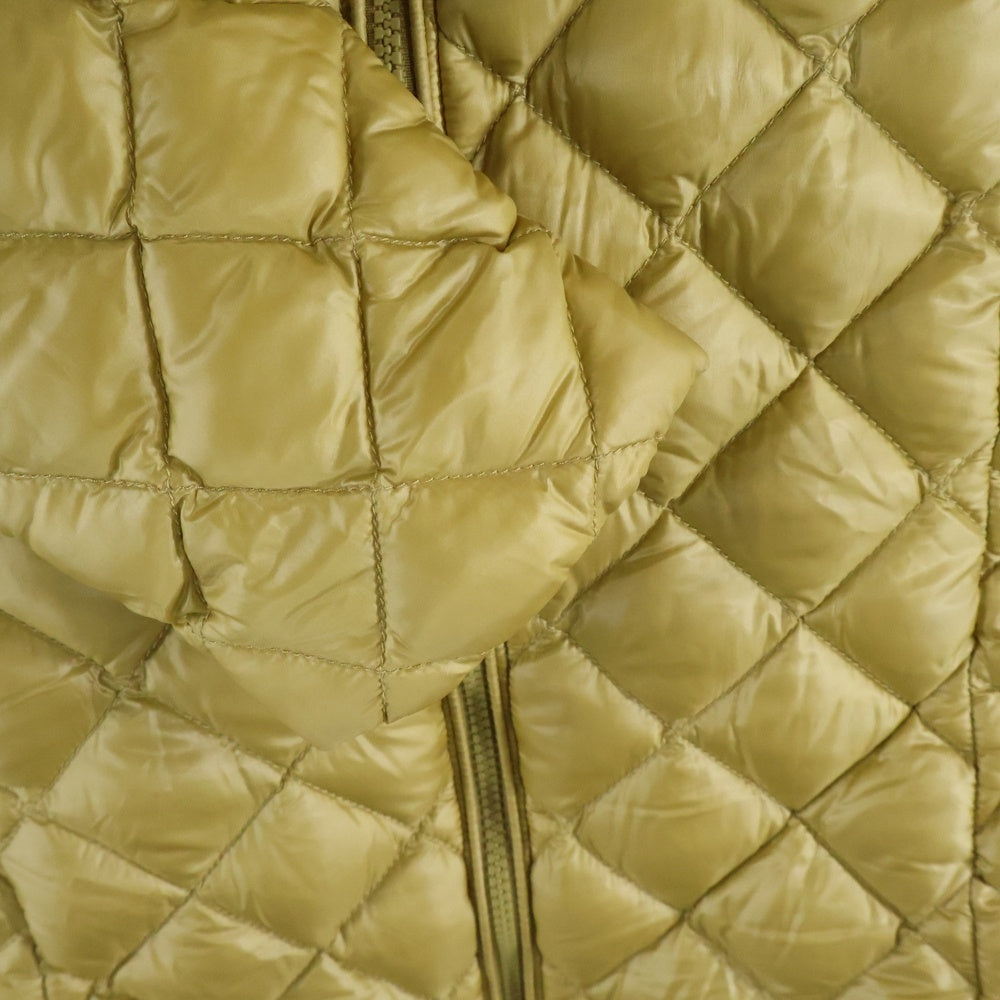 TATRAS(タトラス) 14AW DEADIA ファーフーデッド キルティング ダウンコート イエロー レディース LTA14A4353