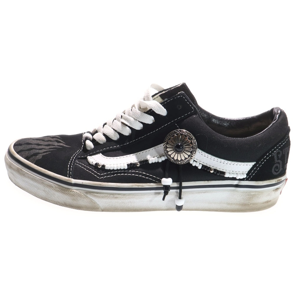 NO BRAND(ノーブランド) STILL ALIVE スティルアライブ カスタム ローカットスニーカー ブラック/ホワイト US8.5/26.5cm