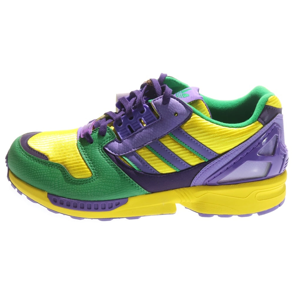 adidas(アディダス) ×atmos ZX 8000 G-SNK BRAZIL アトモス ZX 8000 G-SNK ブラジル ローカットスニーカー イエロー/パープル/グリーン US9/27cm GX7185