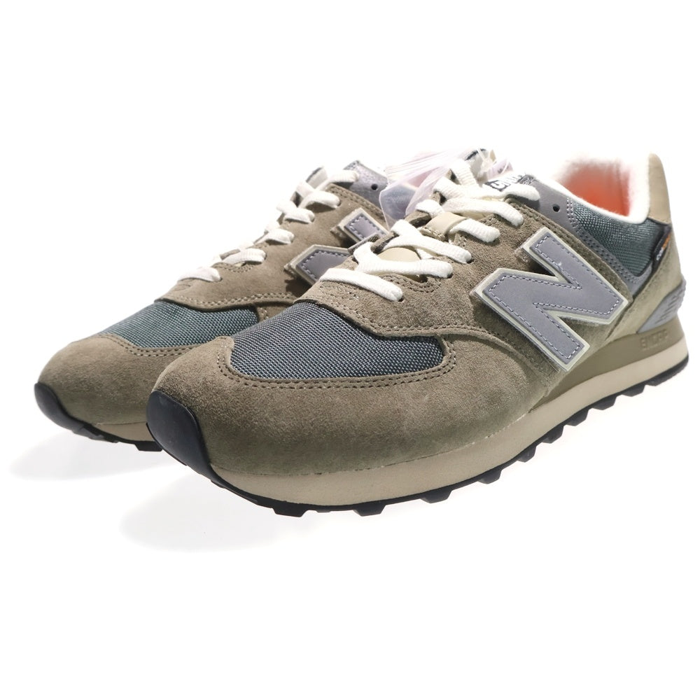 New Balance(ニューバランス) ×ALPHA INDUSTRIES NL574AI2 アルファインダストリーズ スエード ローカットスニーカー グリーン US9.5/27.5cm