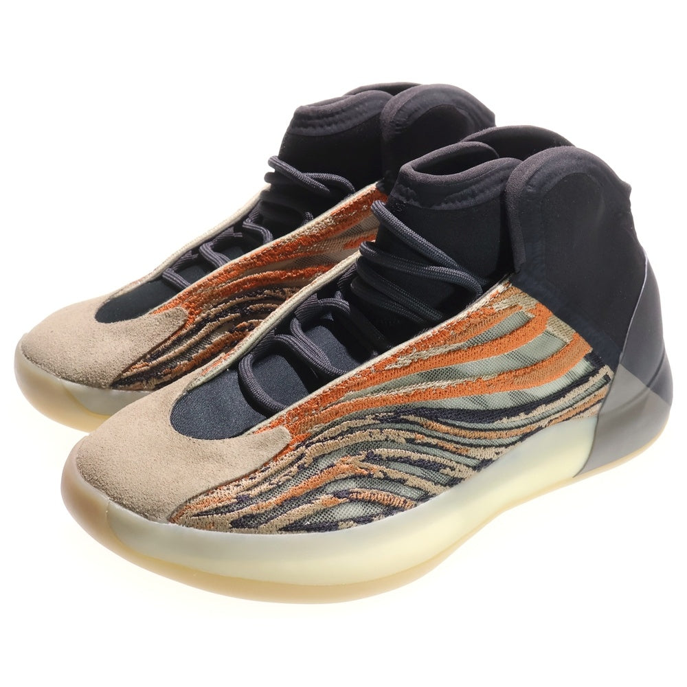 adidas(アディダス) YEEZY QNTM FLASH ORANGE イージー クォンタム フラッシュオレンジ ハイカットスニーカー US9.5/27.5cm GW5314