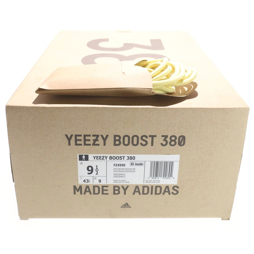 adidas(アディダス) YEEZY BOOST 380 HYLTE イージーブースト 380 ローカットスニーカー イエロー US9.5/27.5cm FZ4990