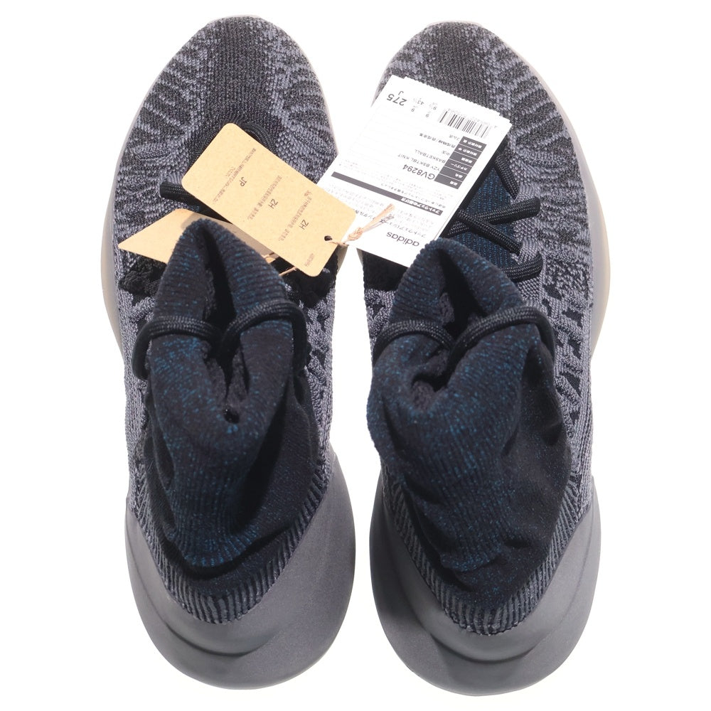 adidas(アディダス) YZY BSKTBL KNIT SLATE BLUE イージーバスケットボール ニット スレートブルー ソックススニーカー グレー/ネイビー US9.5/27.5cm GV8294