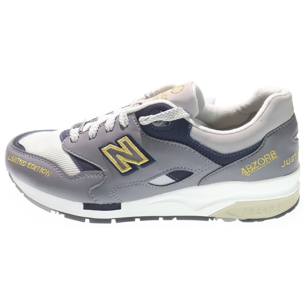 New Balance(ニューバランス) CM1600LE GRAY レザー ローカットスニーカー グレー US9/27cm
