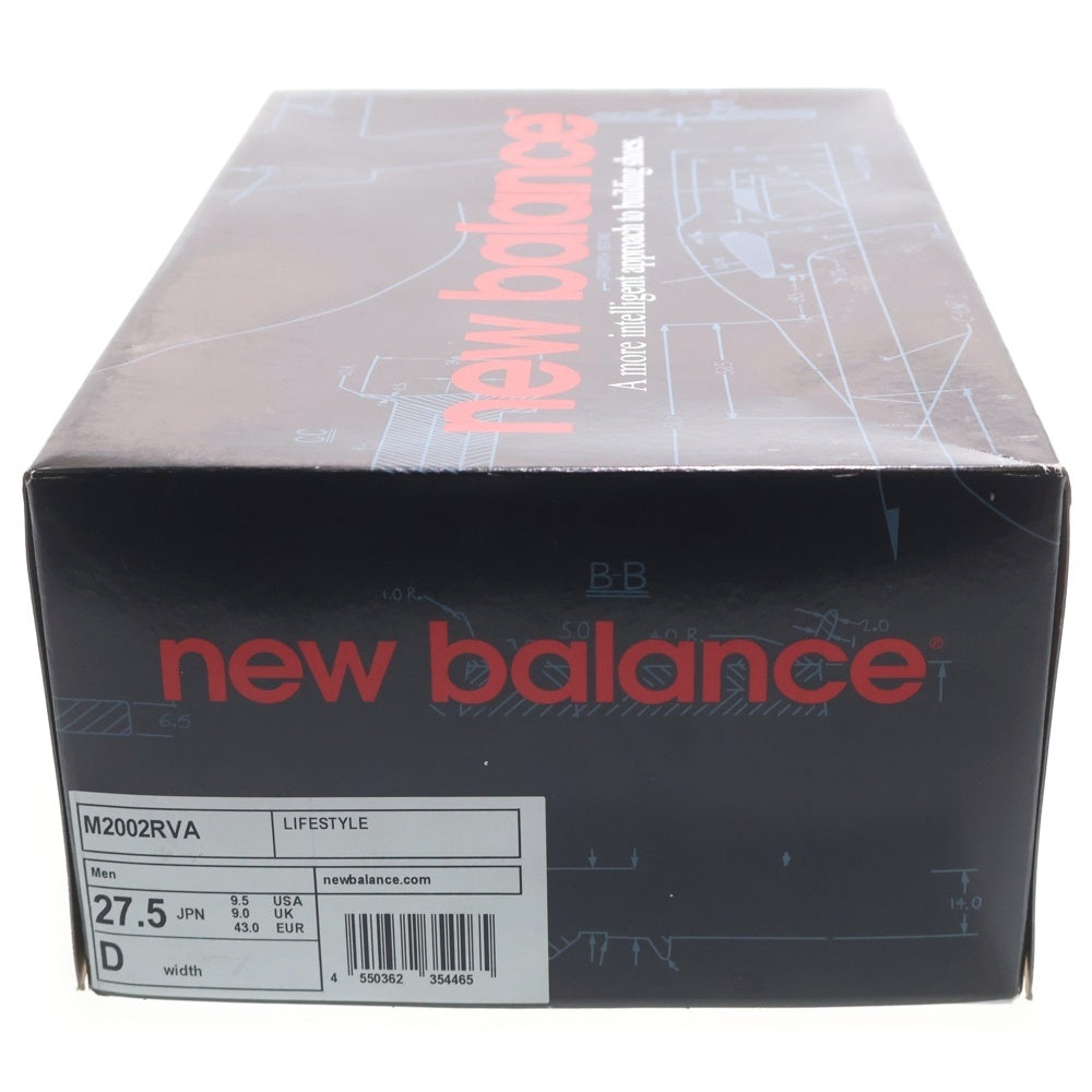 New Balance(ニューバランス) M2002RVA GRAY スエード メッシュ ローカットスニーカー グレー US9.5/27.5cm