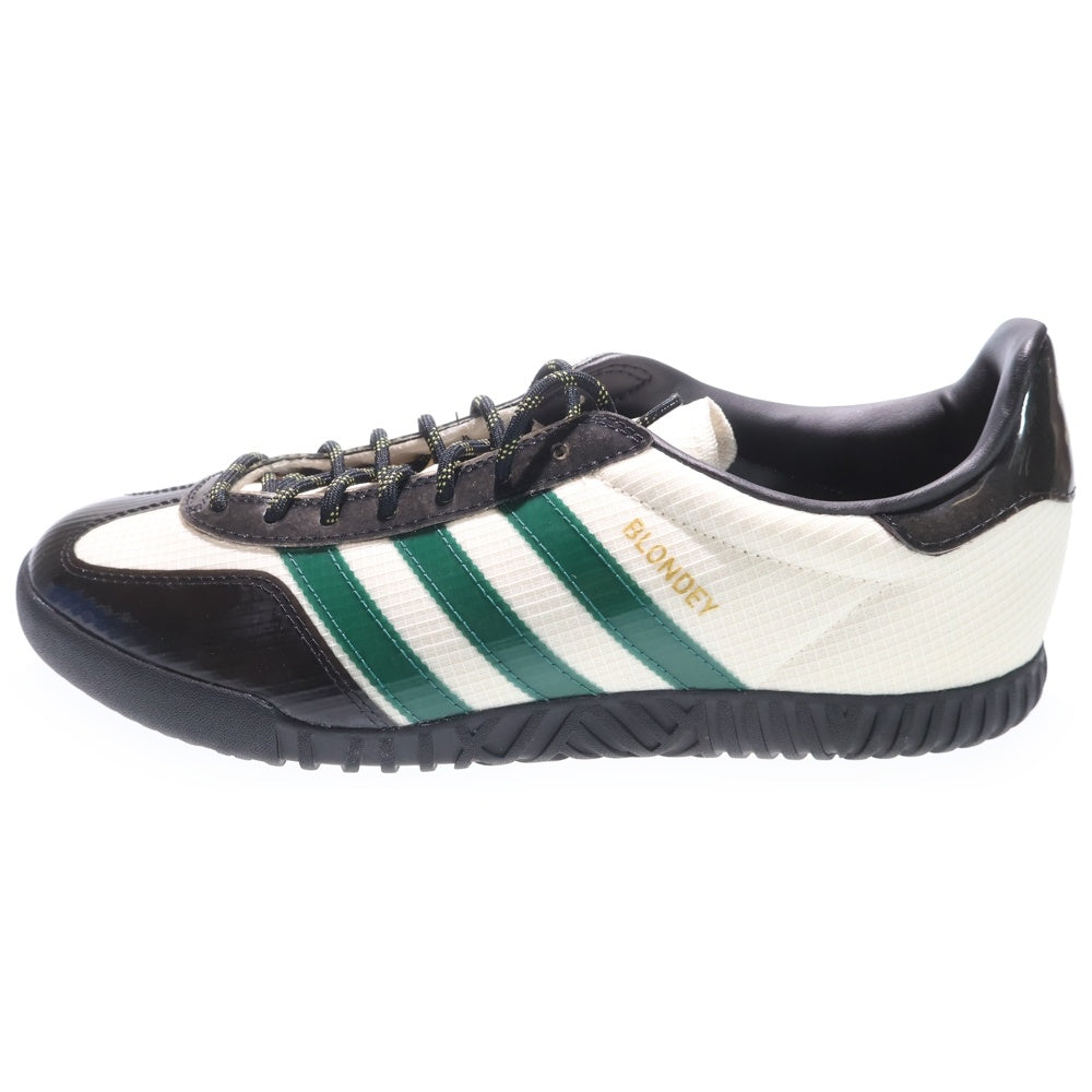 adidas(アディダス) ×BLONDEY MCCOY AB GAZELLE INDOOR ブロンディマッコイ A.B ガゼル インドア ローカットスニーカー ホワイト/グリーン/ブラック US9/27cm IF0200