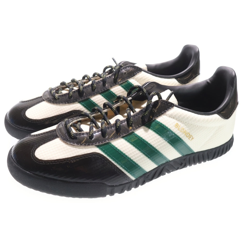 adidas(アディダス) ×BLONDEY MCCOY AB GAZELLE INDOOR ブロンディマッコイ A.B ガゼル インドア ローカットスニーカー ホワイト/グリーン/ブラック US9/27cm IF0200