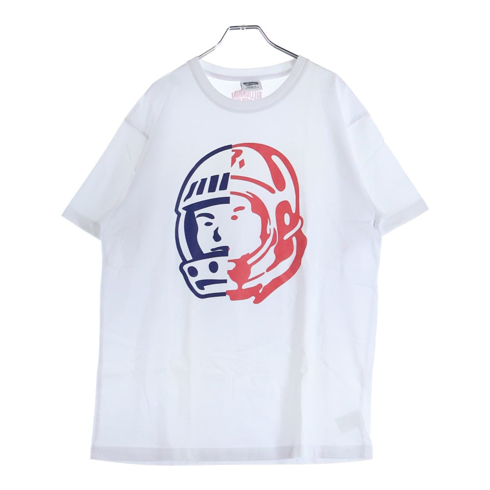 BILLIONAIRE BOYS CLUB(ビリオネアボーイズクラブ) フロントロゴデザイン クルーネック カットソー 半袖Tシャツ ホワイト 891-6207