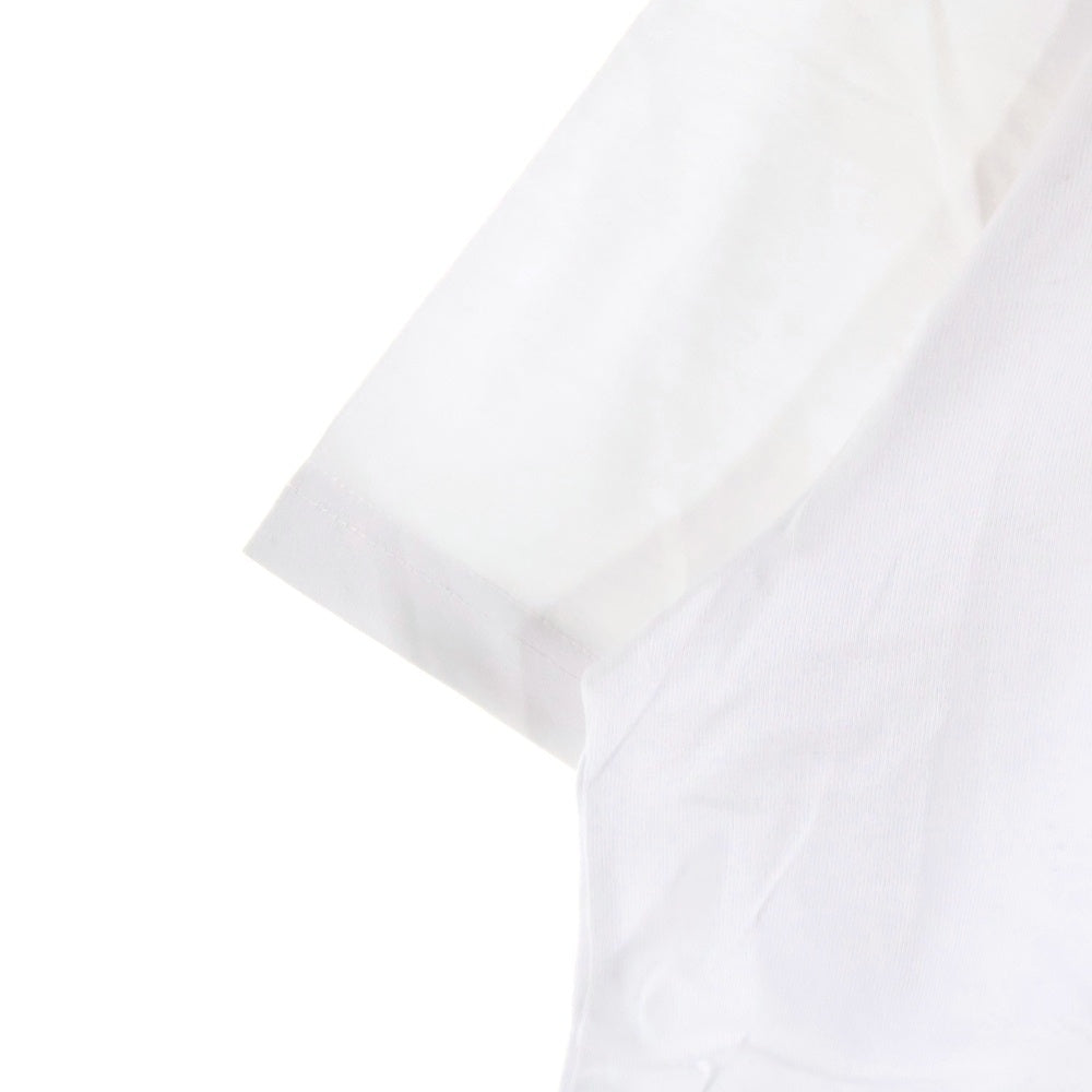 BILLIONAIRE BOYS CLUB(ビリオネアボーイズクラブ) フロントロゴデザイン クルーネック カットソー 半袖Tシャツ ホワイト 891-6207