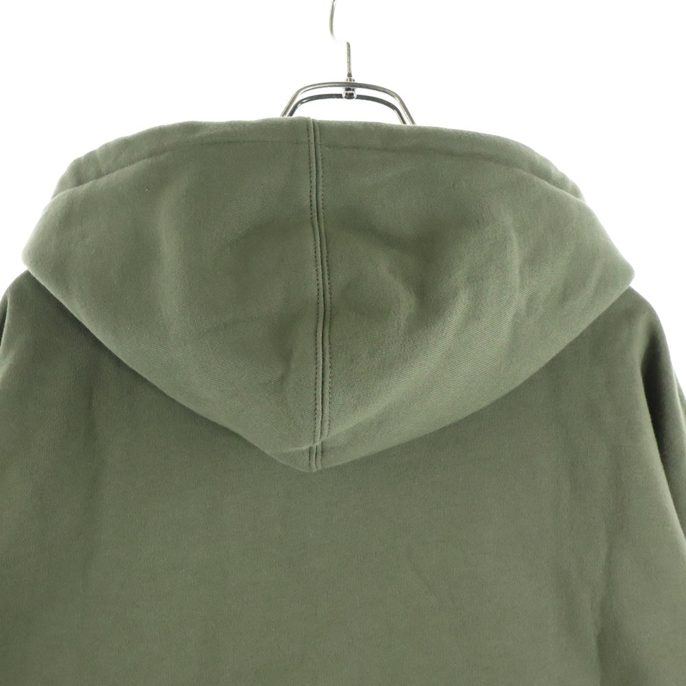 SATURDAYS NEW YORK CITY(サタデイズニューヨークシティ) フロントロゴエンブロイダリーデザイン カンガルーポケット スウェット パーカー