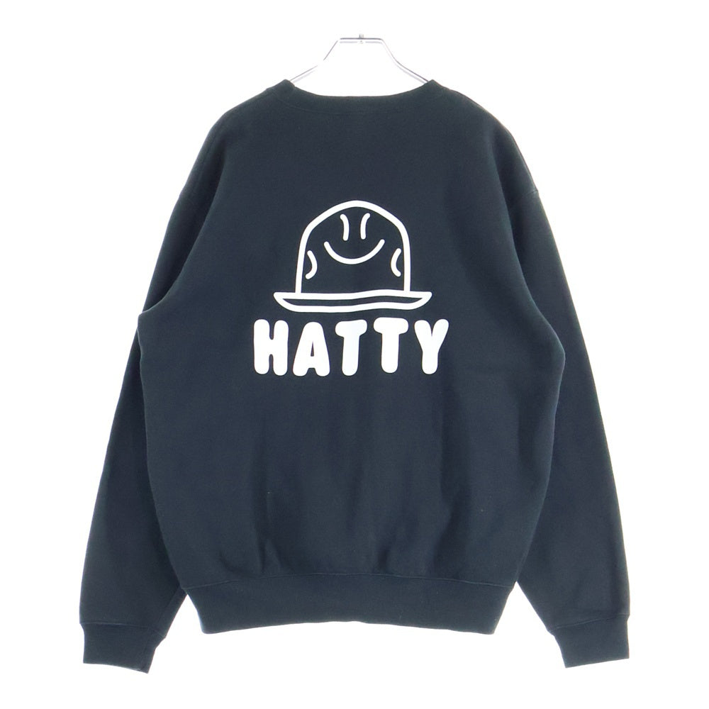 BILLIONAIRE BOYS CLUB(ビリオネアボーイズクラブ) PHARRELL WILLIAMS ファレル ウィリアムズ プリントデザイン クルーネック スウェット セーター ブラック 5928-01