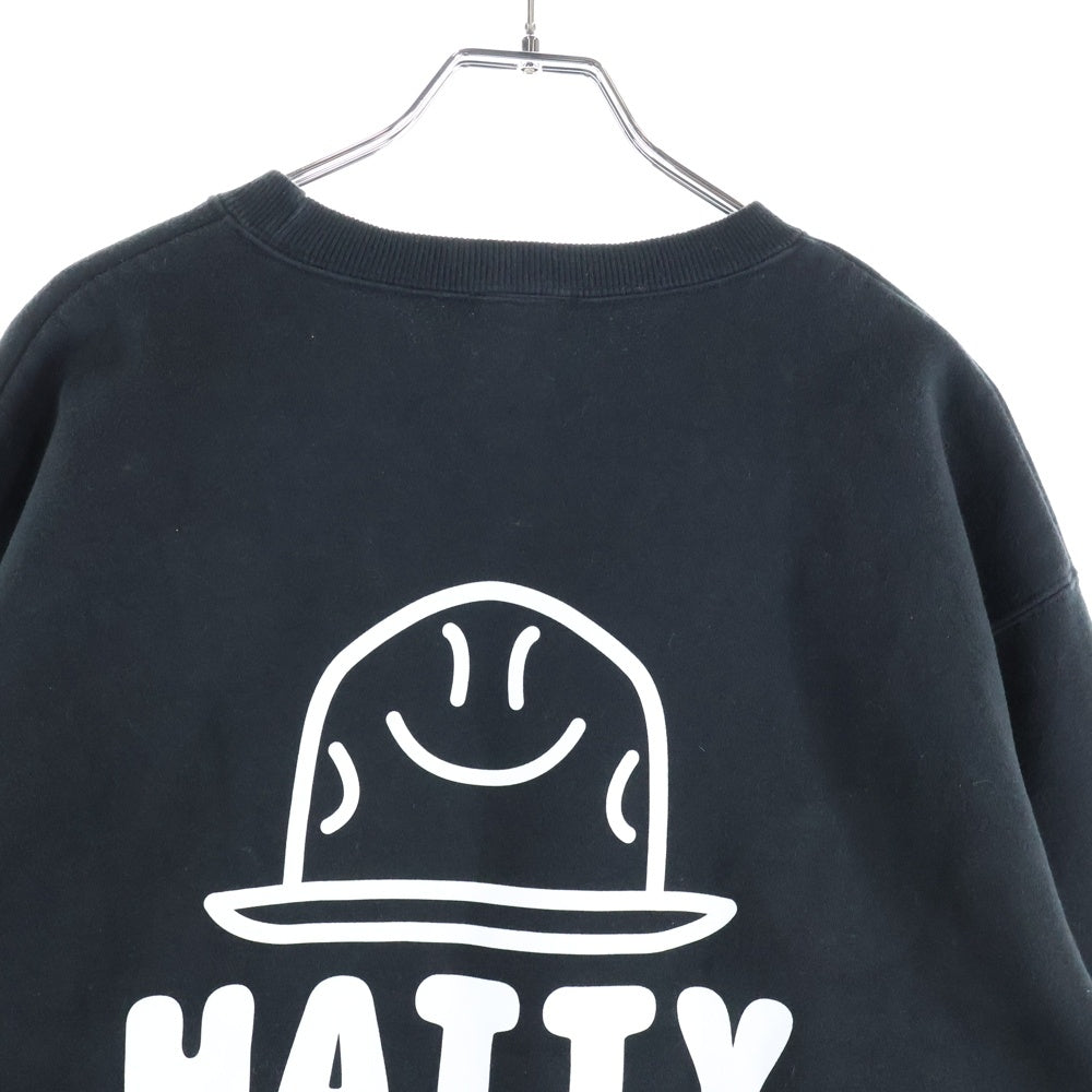 BILLIONAIRE BOYS CLUB(ビリオネアボーイズクラブ) PHARRELL WILLIAMS ファレル ウィリアムズ プリントデザイン クルーネック スウェット セーター ブラック 5928-01