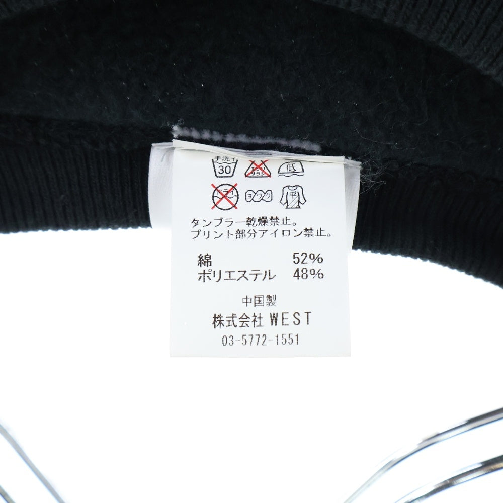 BILLIONAIRE BOYS CLUB(ビリオネアボーイズクラブ) PHARRELL WILLIAMS ファレル ウィリアムズ プリントデザイン クルーネック スウェット セーター ブラック 5928-01