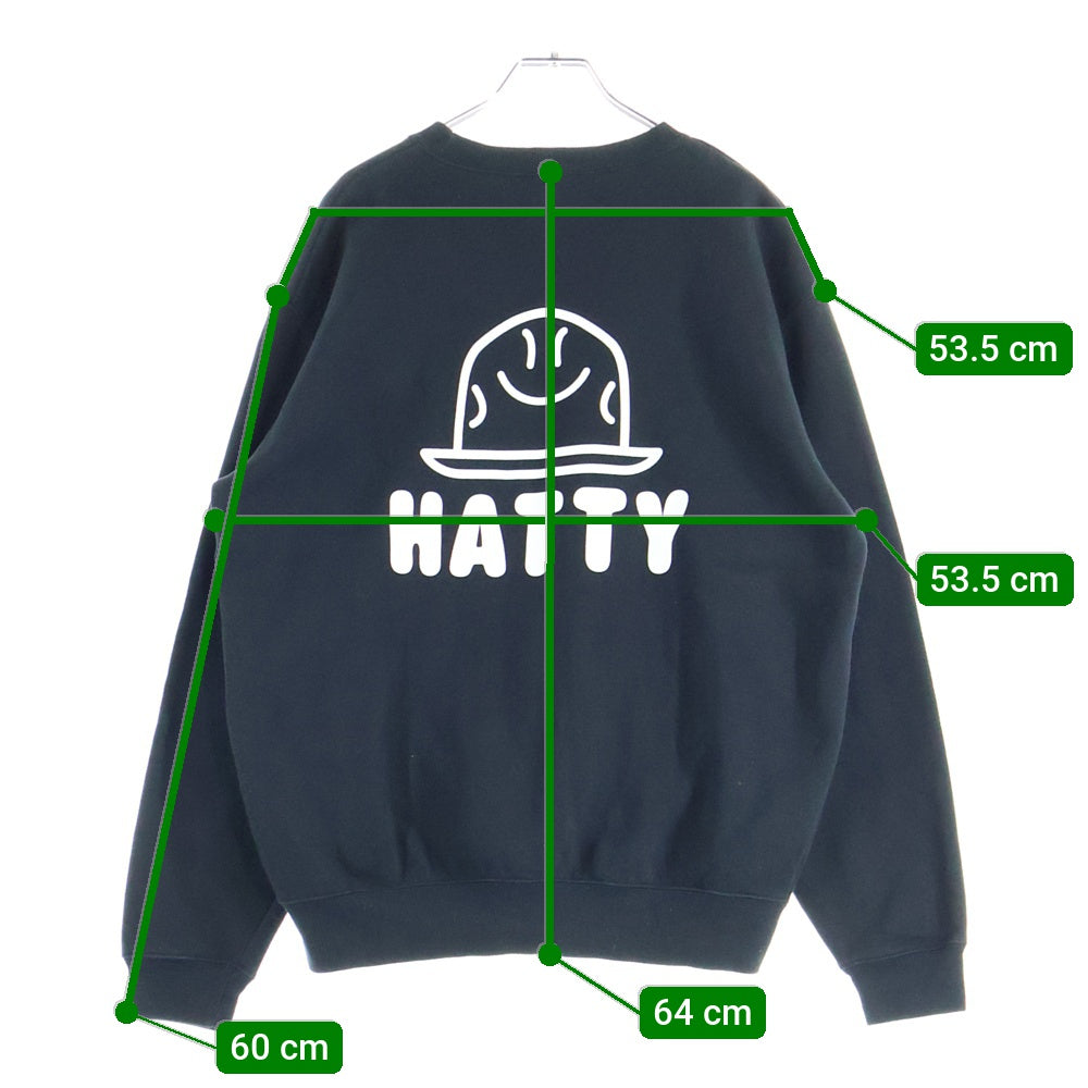 BILLIONAIRE BOYS CLUB(ビリオネアボーイズクラブ) PHARRELL WILLIAMS ファレル ウィリアムズ プリントデザイン クルーネック スウェット セーター ブラック 5928-01